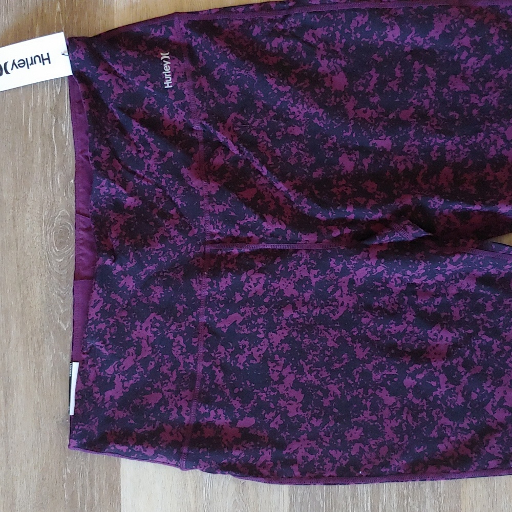 NWT Hurley Women's Purple Reversible Leggings Size XL - Picture 2 of 11